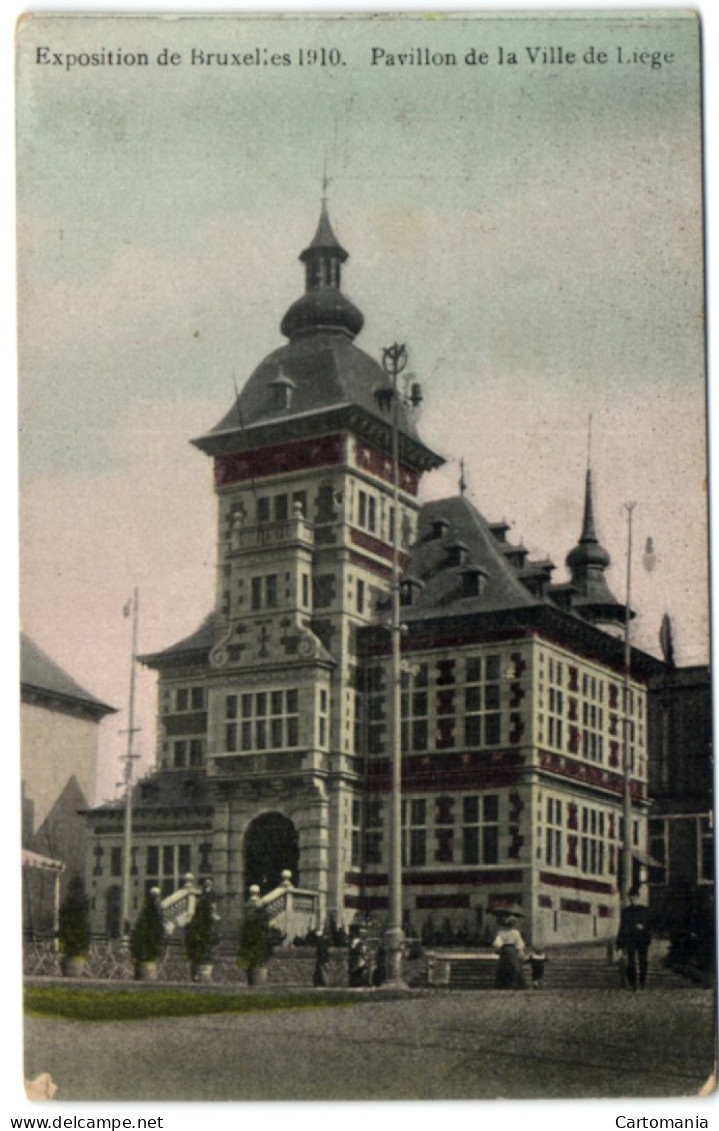 Exposition De Bruxelles 1910 - Pavillon De La Ville De Liège - Wereldtentoonstellingen