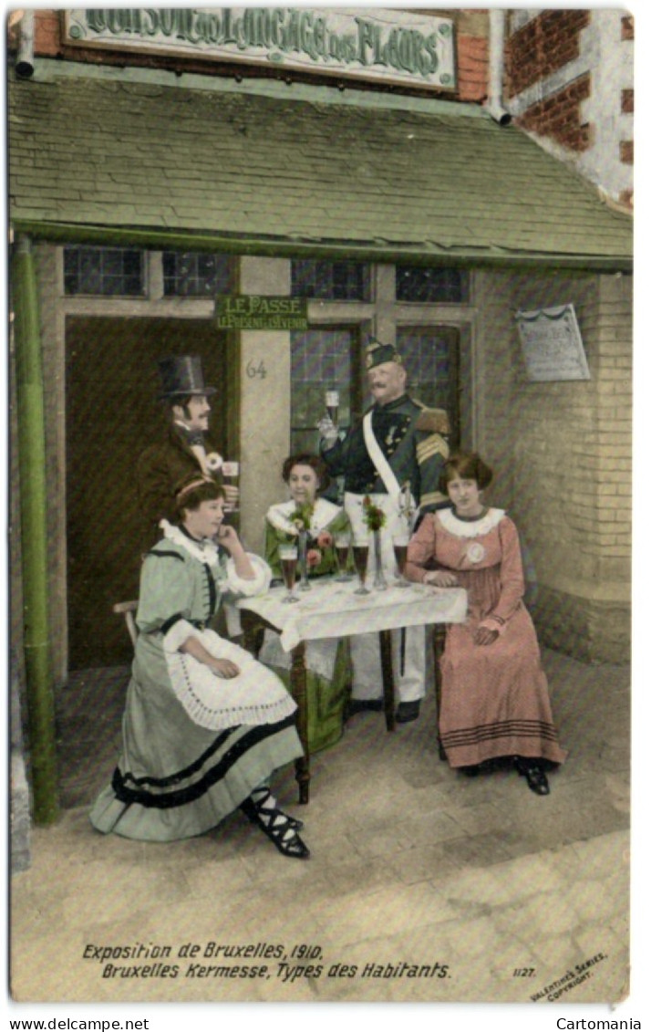 Exposition De Bruxelles 1910 - Bruxelles Kermesse - Types Des Habitants - Wereldtentoonstellingen