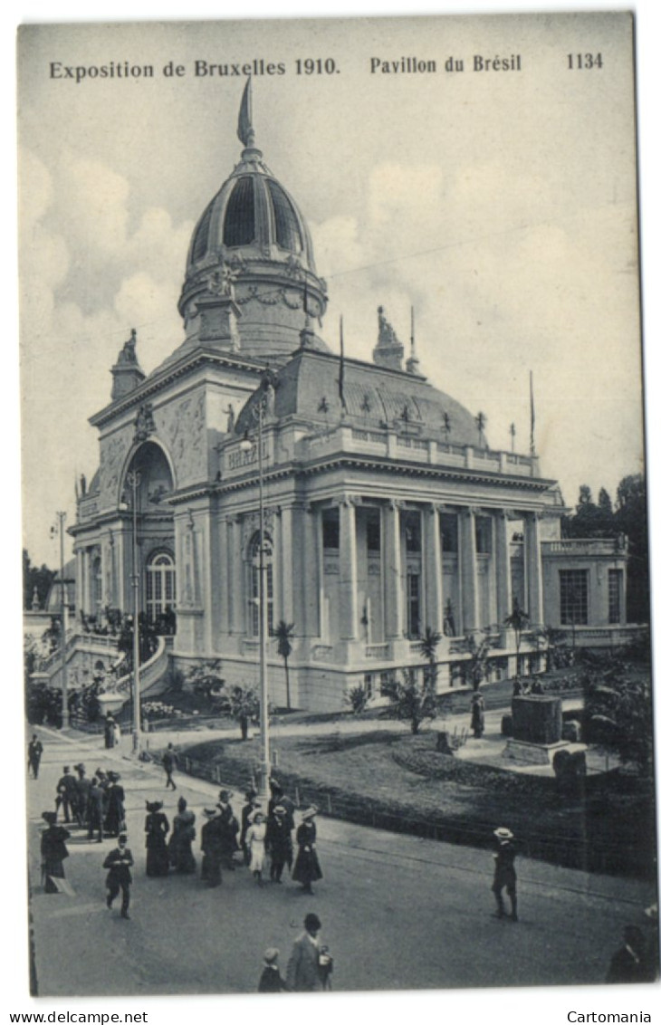 Exposition De Bruxelles 1910 - Pavillon Du Brésil - Wereldtentoonstellingen