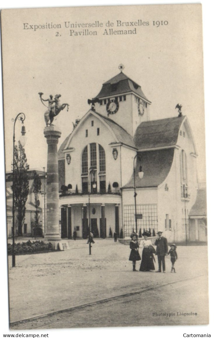 Exposition Universelle De Bruxelles 1910 - Pavillon Allemand - Wereldtentoonstellingen