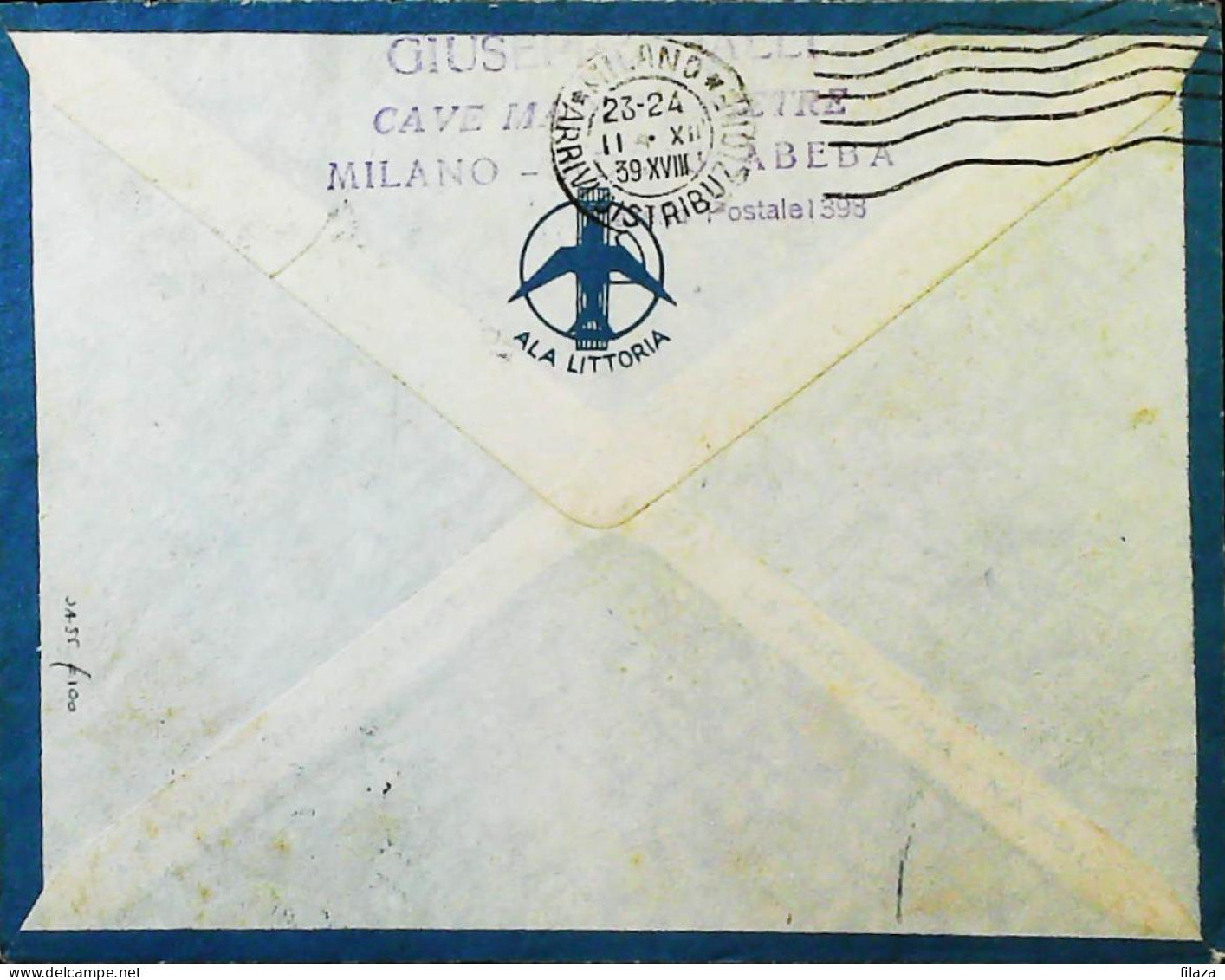 ITALIA - COLONIE - AOI - Lettera 1940- S6041 - Italian Eastern Africa