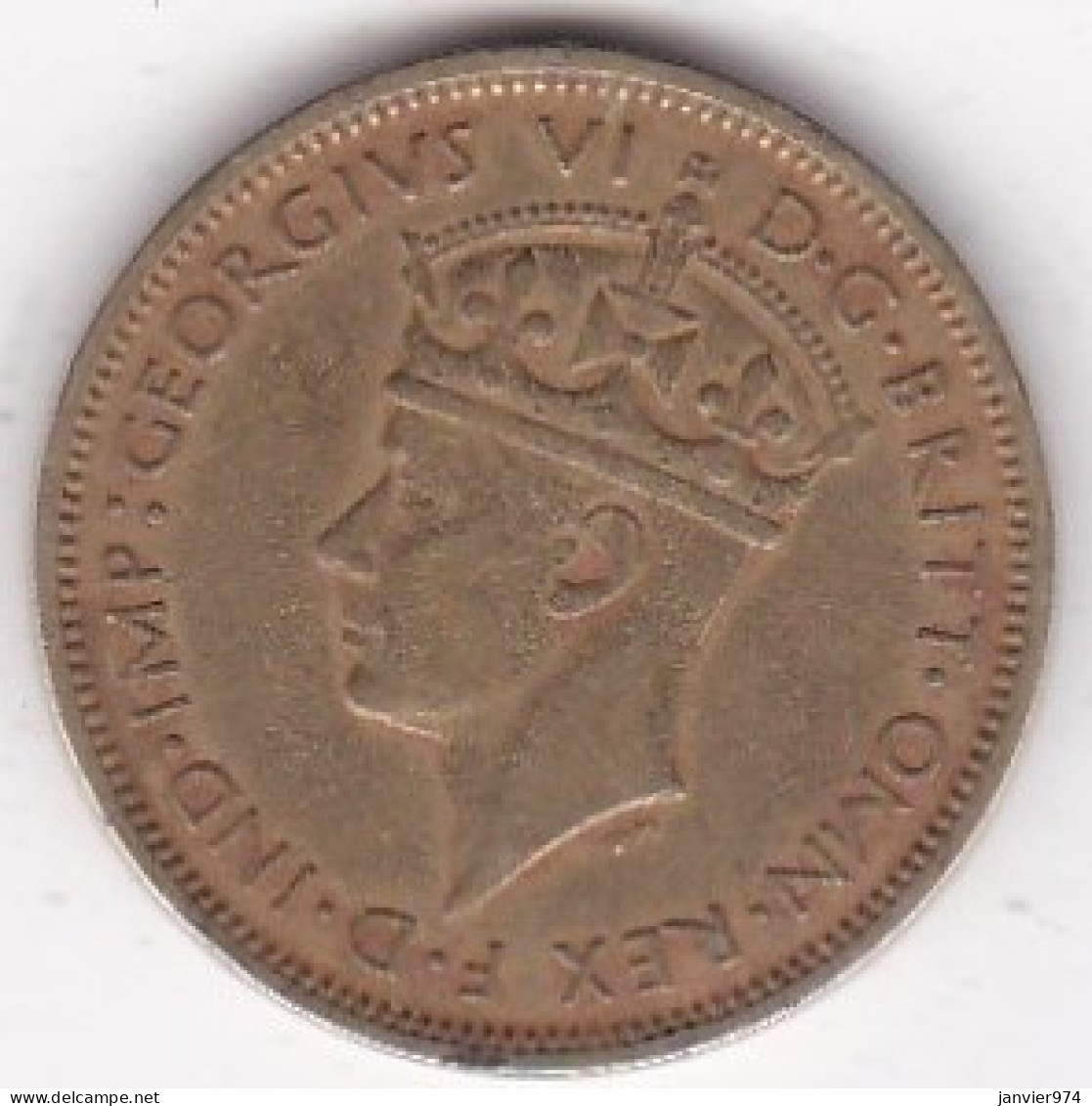 British West Africa 1 Shilling 1940 George VI, En Laiton De Nickel, KM# 23 - Other - Africa