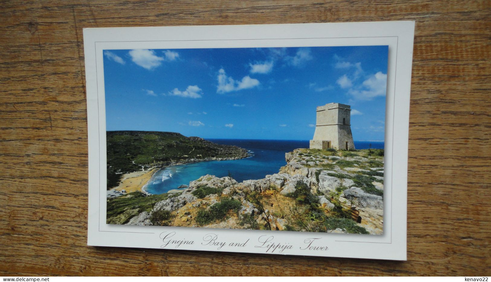 Malte , Maltese Archipelago , Gnejna Bay And Lippija Tower "" Beau Timbre "" - Malte