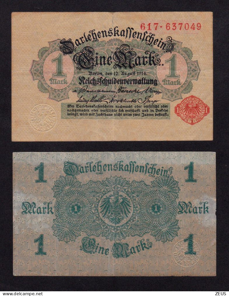 GERMANIA 1 MARCO 1914  PIK 50 BB - Otros & Sin Clasificación