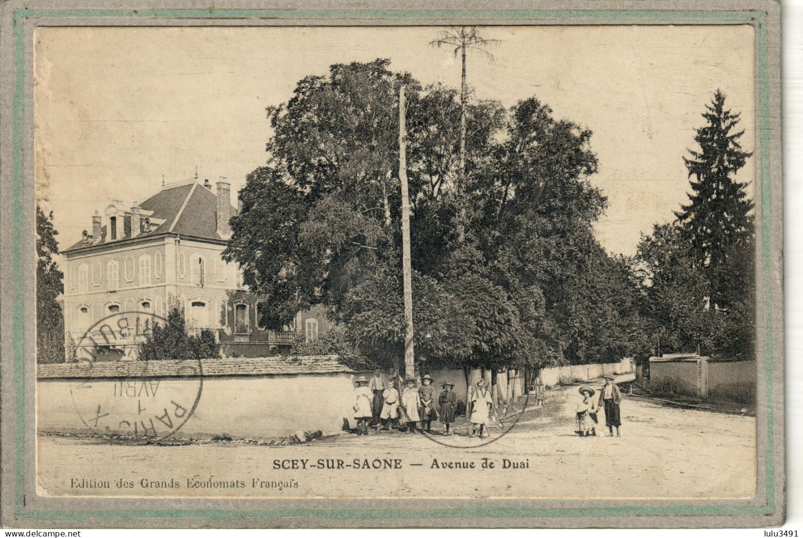 CPA (70) SCEY-sur-SAONE- Aspect De L'avenue De Duai En 1910 - Scey-sur-Saône-et-Saint-Albin