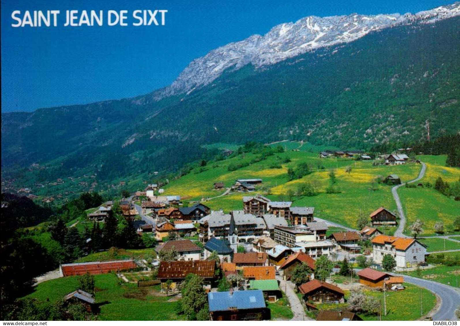 SAINT-JEAN-DE-SIXT    ( HAUTE-SAVOIE )    VUE GENERALE - Saint-Jean-de-Sixt