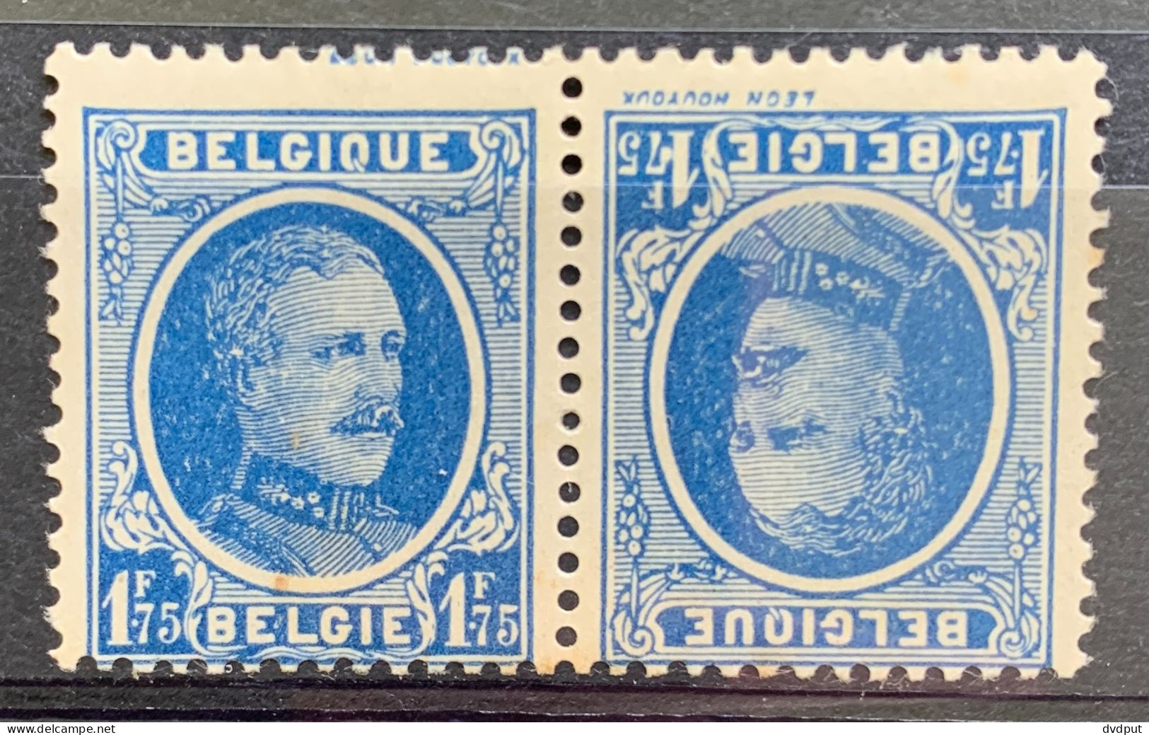 België, 1922-28, KP2, Postfris**, Cur 'Houyoux Bovenaan', OBP 17€x25=425€ - 1901-1930