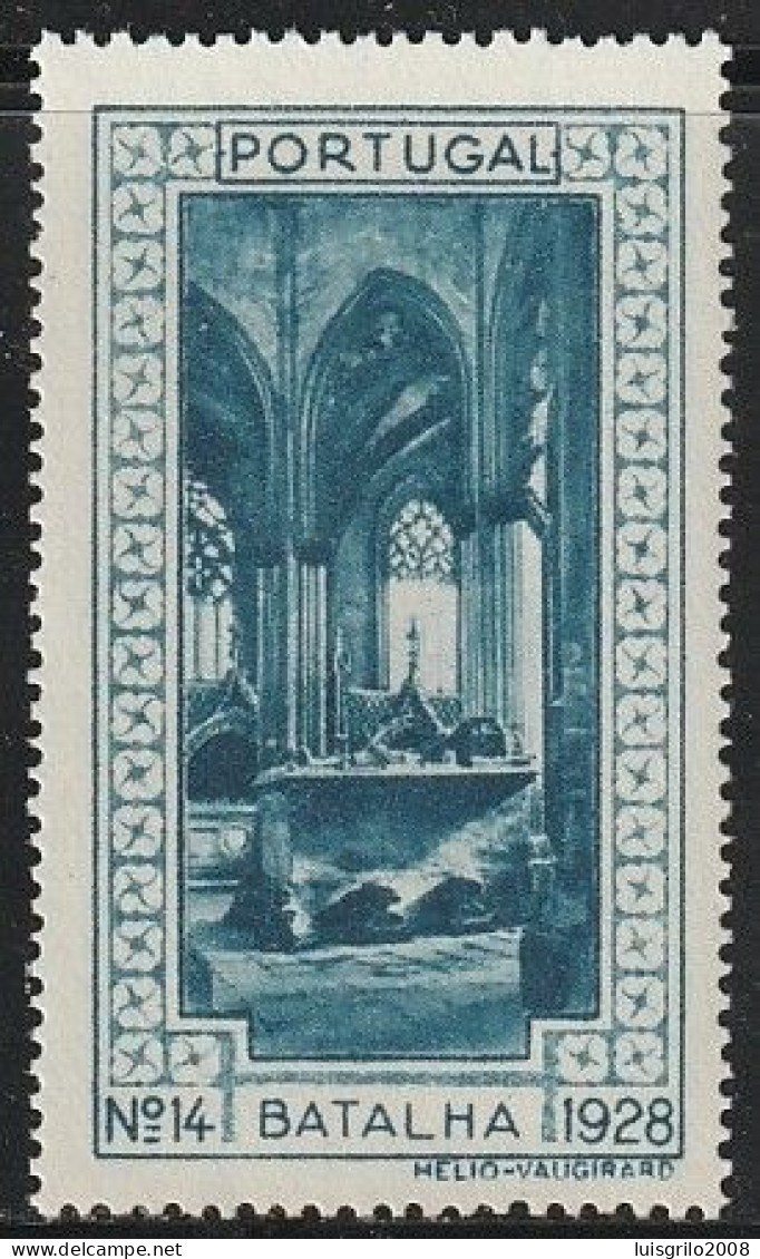 Vignette/ Vinheta, Portugal - 1928, Paisagens E Monumentos. Batalha -||- MNG, Sans Gomme - Lokale Uitgaven