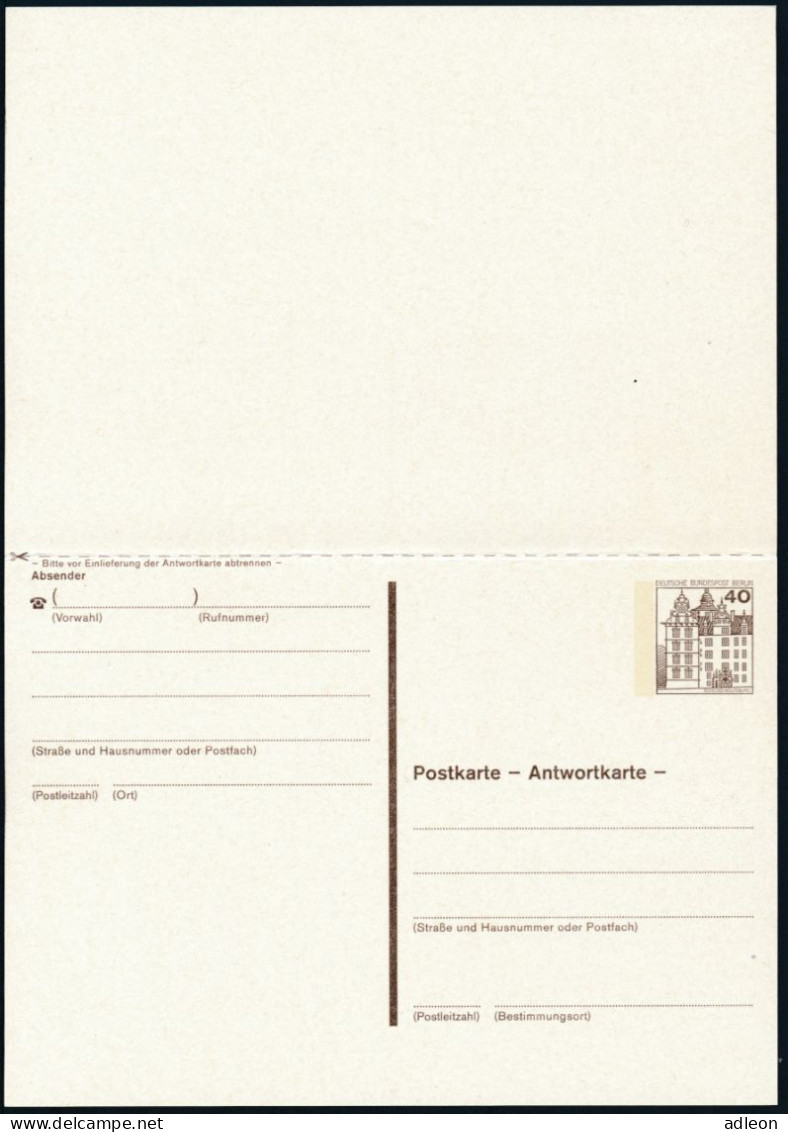 Berlin - Entier Postal / W-Berlin - Poskarte P 124/I ** - Postkarten - Ungebraucht