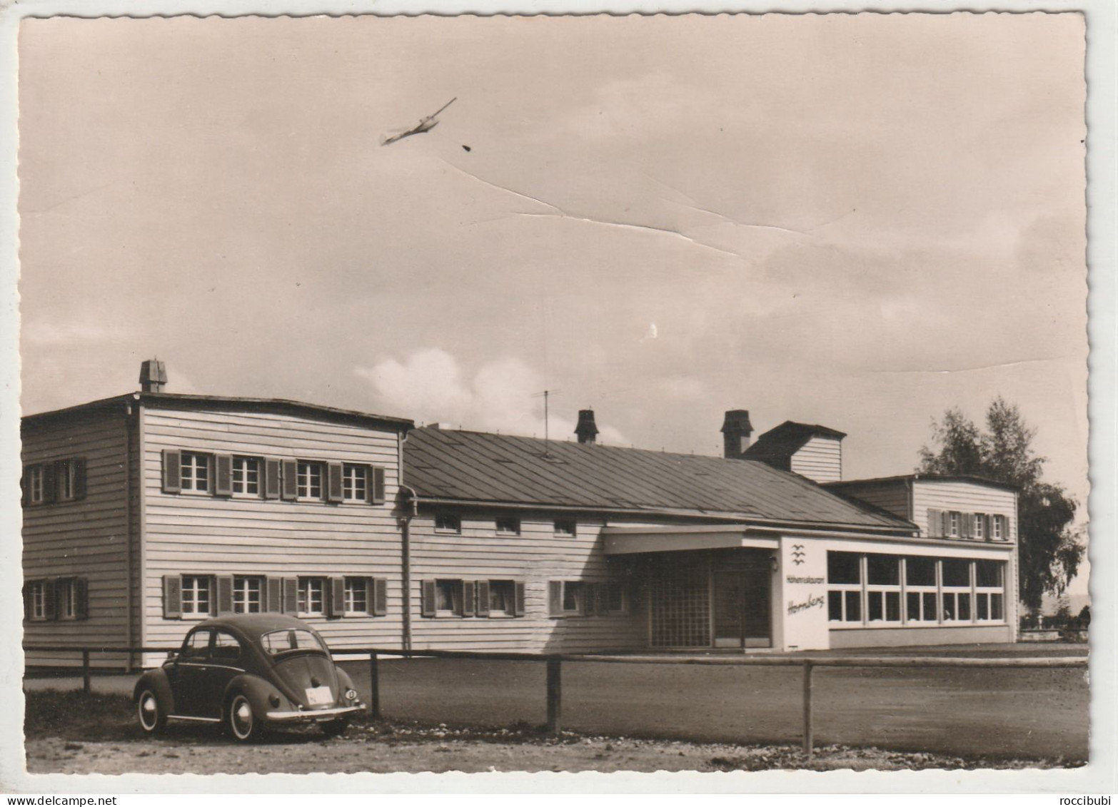 Schwäbisch Gmünd, Höhenrestaurant Hornberg, Segelflugschule, VW Käfer - Schwaebisch Gmünd