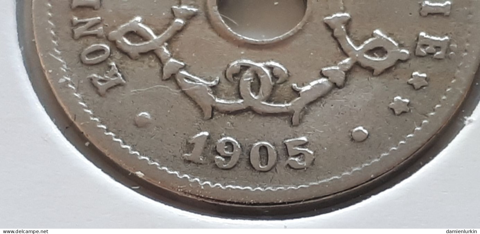 BELGIQUE LEOPOLD II 5 CENTIMES 1905/1904 VL - 5 Cents