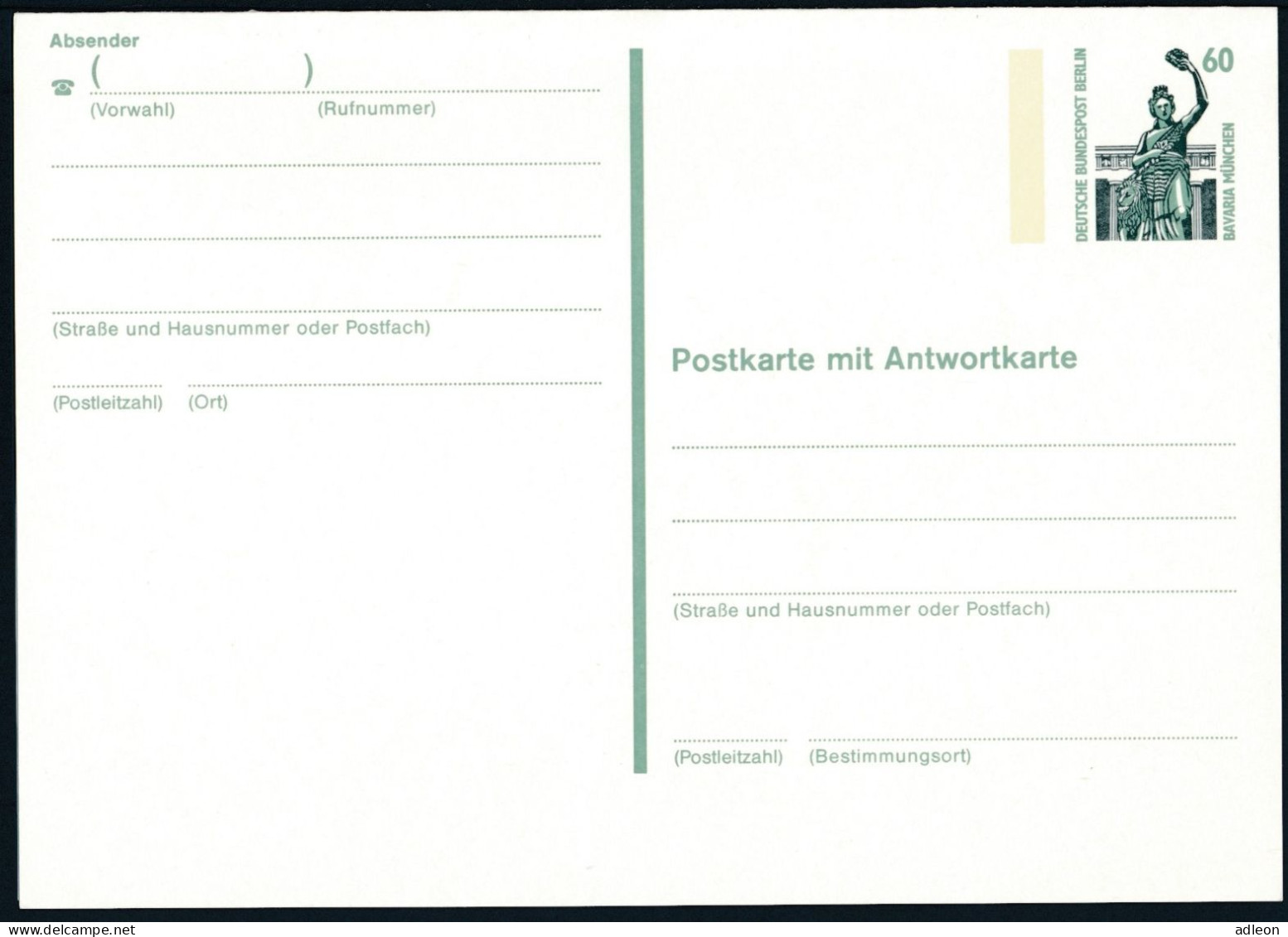 Berlin - Entier Postal / W-Berlin - Poskarte P 133 ** - Cartes Postales - Neuves
