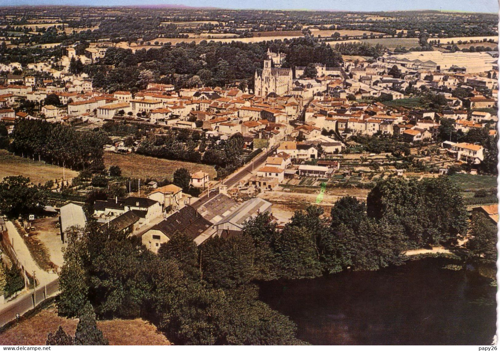 Cpm Cpsm Cerizay  Vue Générale - Cerizay