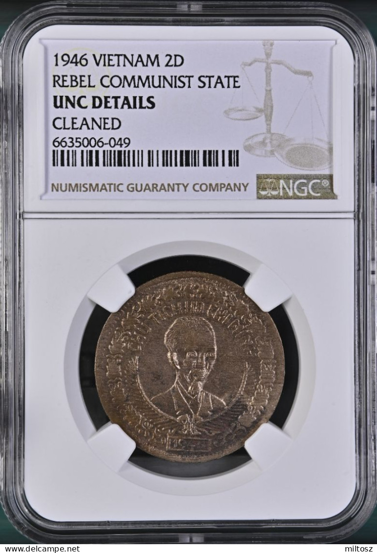 Vietnam 2 Dong 1946 NGC UNC - Viêt-Nam