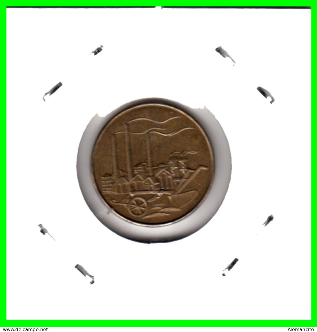 ( GERMANY - DDR ) REPUBLICA DEMOCRATICA DE ALEMANIA ( DDR ) MONEDA DE 20 PFENNING AÑO 1950  MONEDA-BRONCE - EMBLEMA - 50 Pfennig