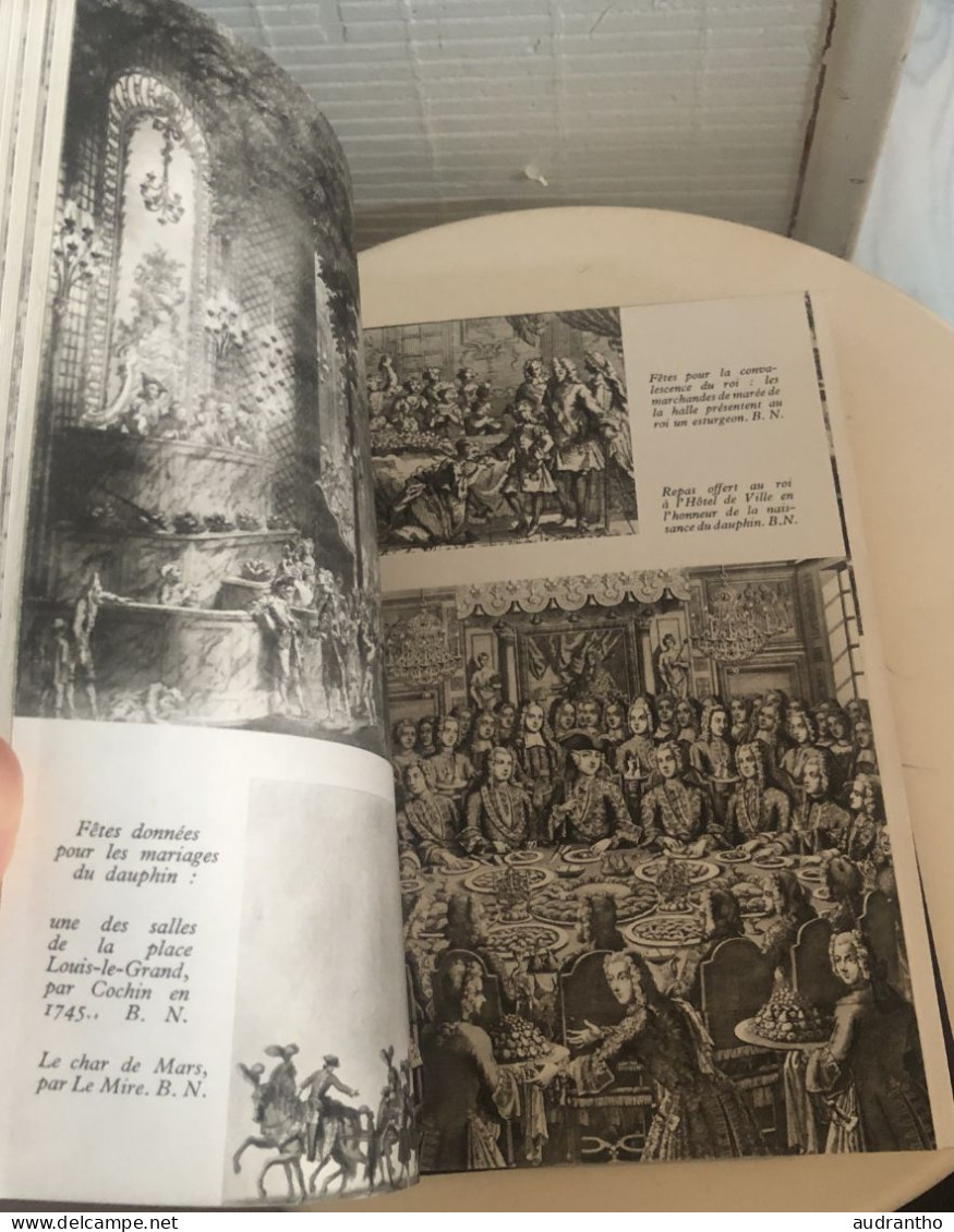 PARIS AU 18ème SIECLE - 152 illustrations et un dépliant - arthaud - P. Gaxotte de l'académie française 1968