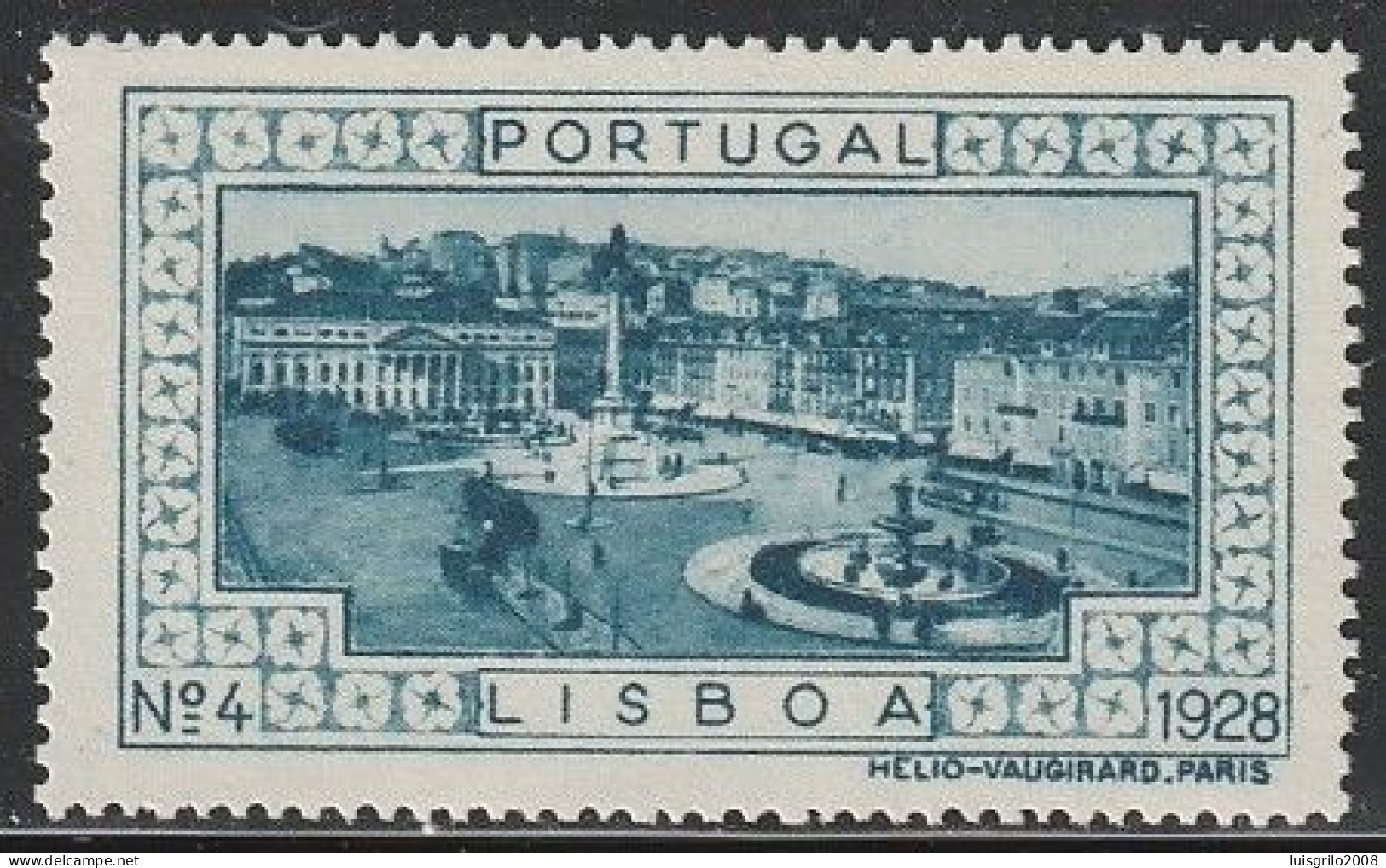 Vignette/ Vinheta, Portugal - 1928, Paisagens E Monumentos. Lisboa -||- MNG, Sans Gomme - Emissions Locales