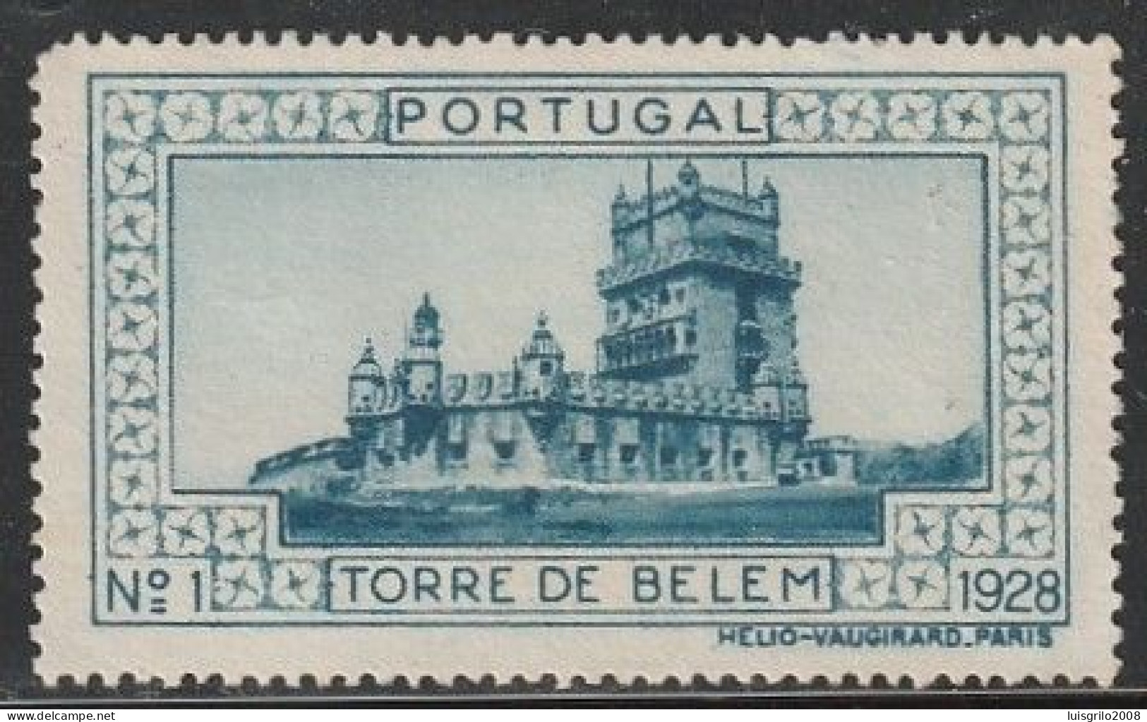 Vignette/ Vinheta, Portugal - 1928, Paisagens E Monumentos. Torre De Belém -||- MNG, Sans Gomme - Emissions Locales