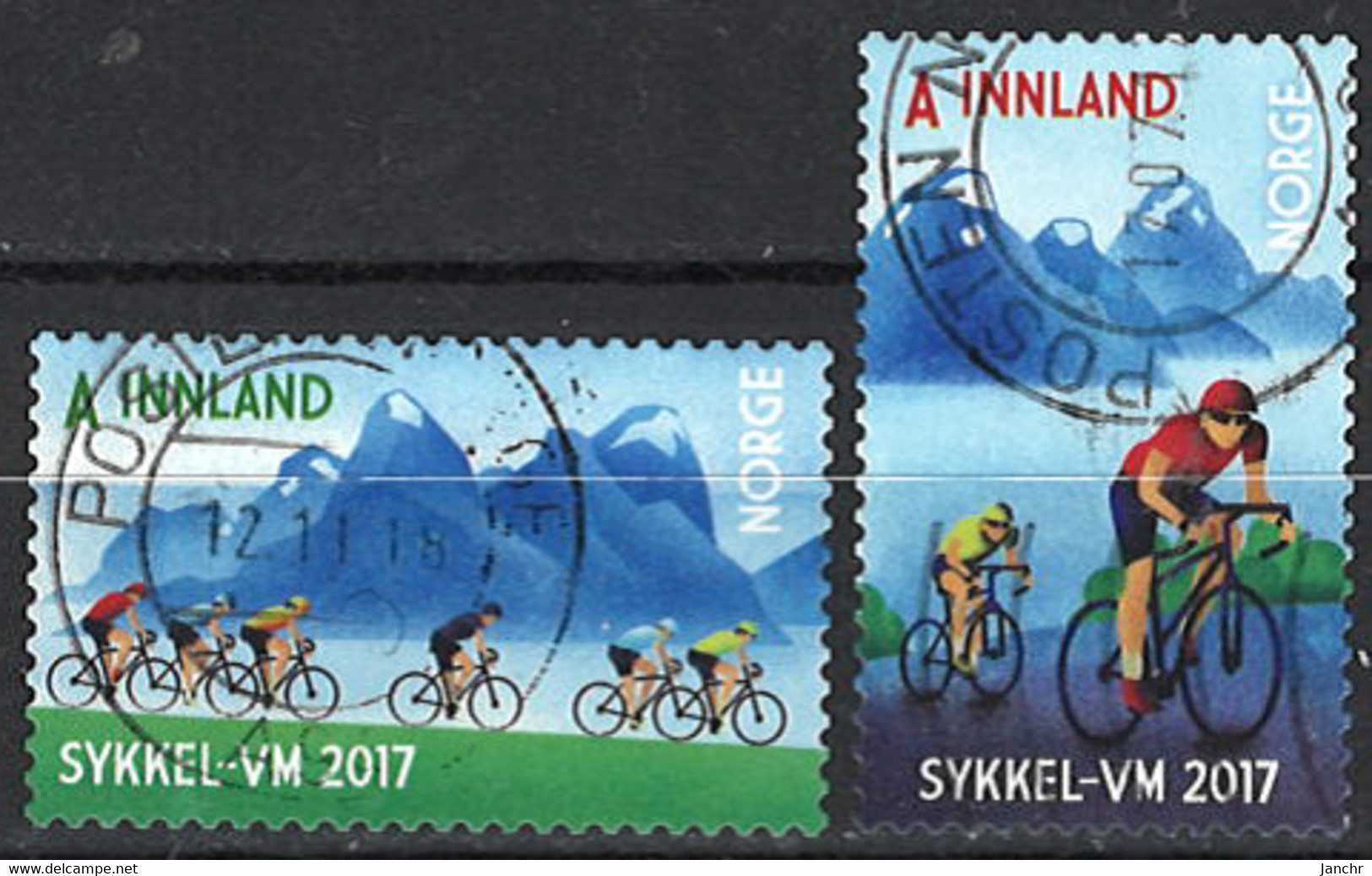 Norwegen Norway 2017. Mi.Nr. 1941-1942, Used O - Used Stamps