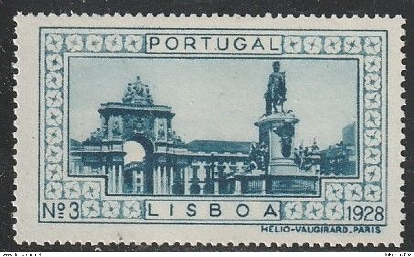 Vignette/ Vinheta, Portugal - 1928, Paisagens E Monumentos. Lisboa -||- MNG, Sans Gomme - Emissions Locales