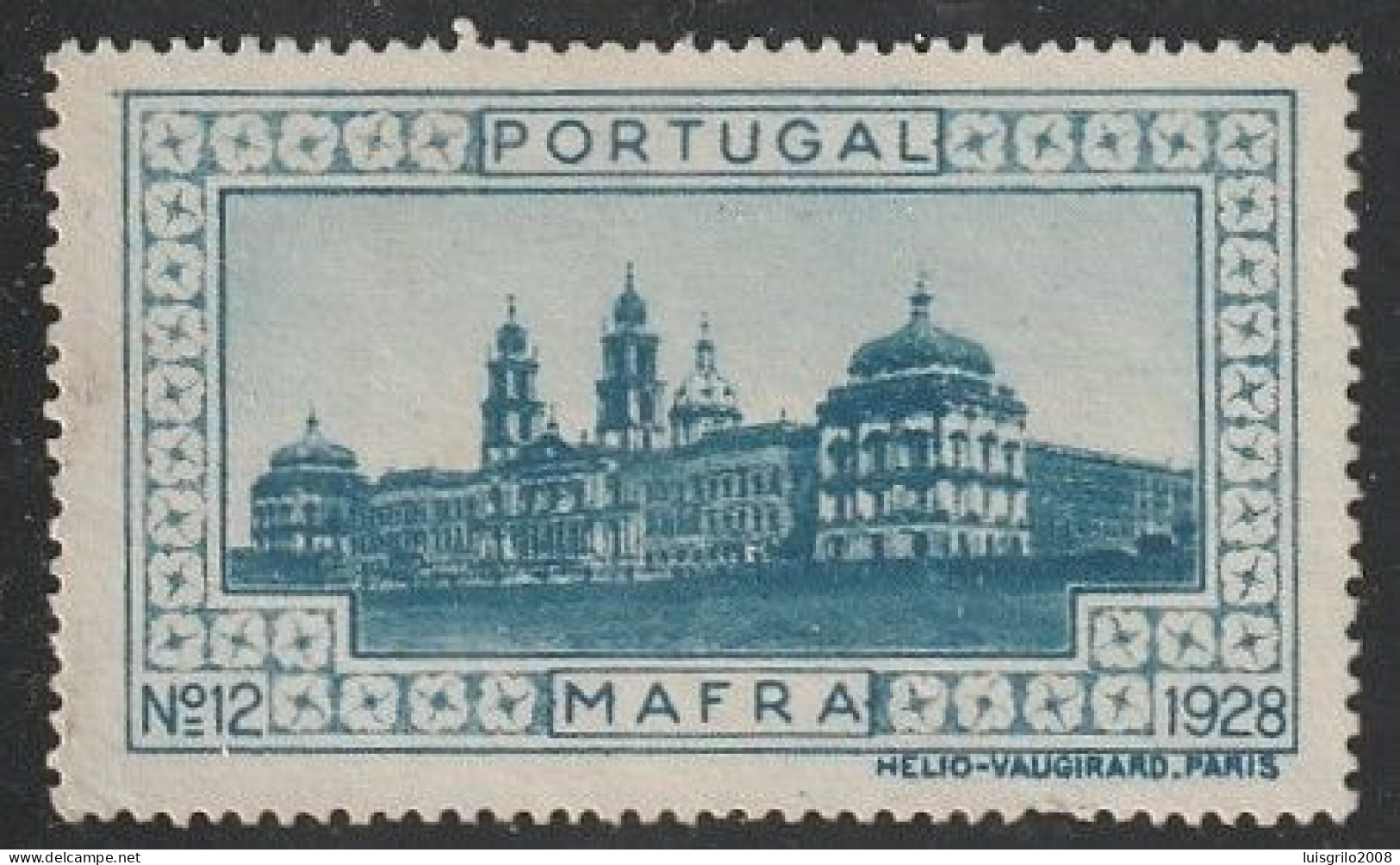 Vignette/ Vinheta, Portugal - 1928, Paisagens E Monumentos. Mafra -||- MNG, Sans Gomme - Emissioni Locali