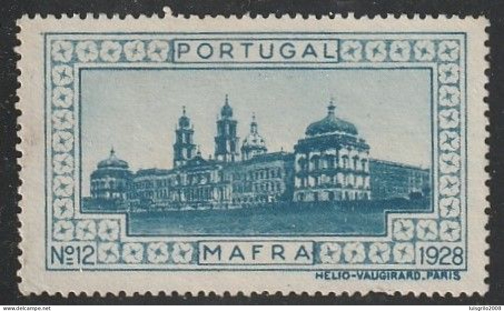 Vignette/ Vinheta, Portugal - 1928, Paisagens E Monumentos. Mafra -||- MNG, Sans Gomme - Emissions Locales