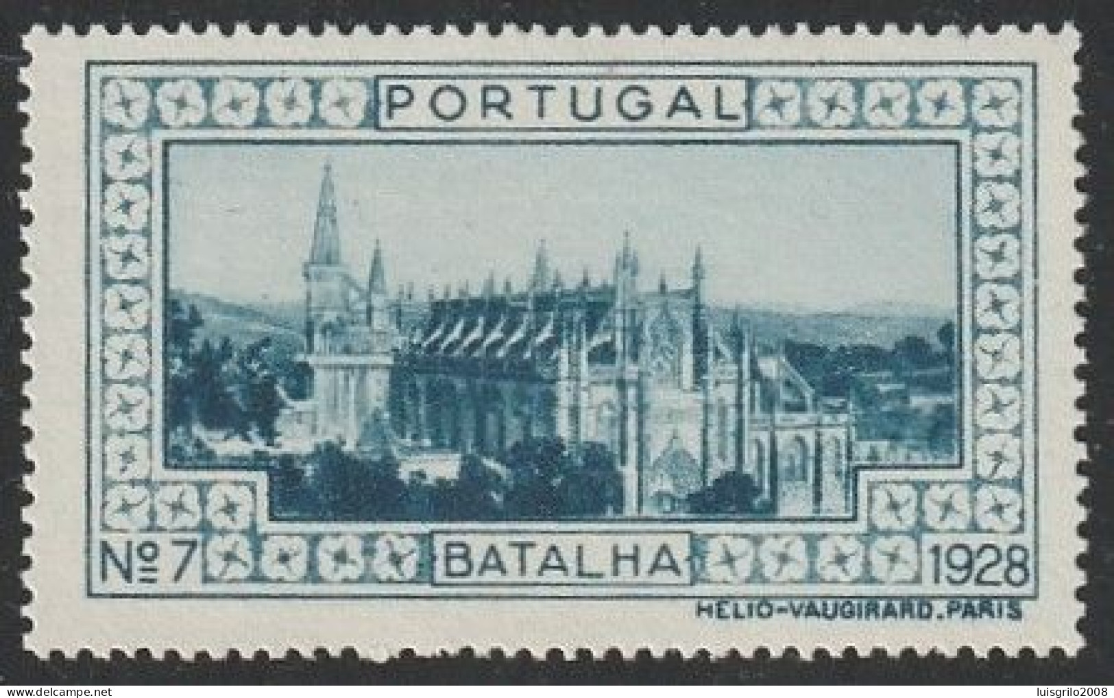 Vignette/ Vinheta, Portugal - 1928, Paisagens E Monumentos. Batalha -||- MNG, Sans Gomme - Emissions Locales