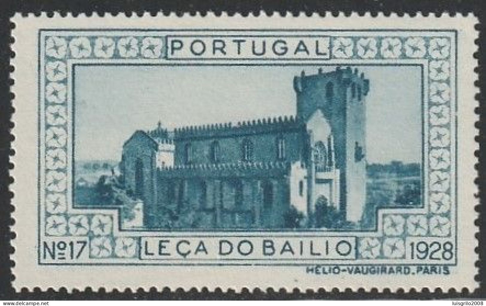 Vignette/ Vinheta, Portugal - 1928, Paisagens E Monumentos. Leça Do Bailio -||- MNG, Sans Gomme - Emisiones Locales