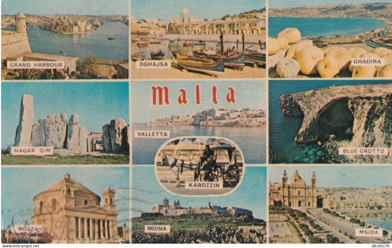 Malta - Formato Piccolo Non Viaggiata – FE390 - Malta