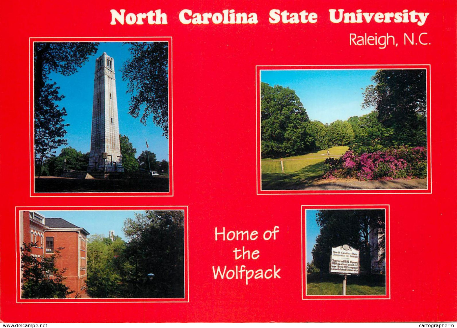 USA Raleigh NC State Univeristy - Home Of The Wolfpack - Raleigh