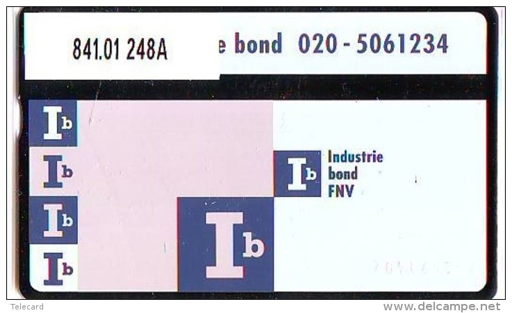 Telefoonkaart  LANDIS&amp;GYR  NEDERLAND * RCZ.841.01  248A * INDUSTRIEBOND FNV * TK * ONGEBRUIKT * MINT - Privé