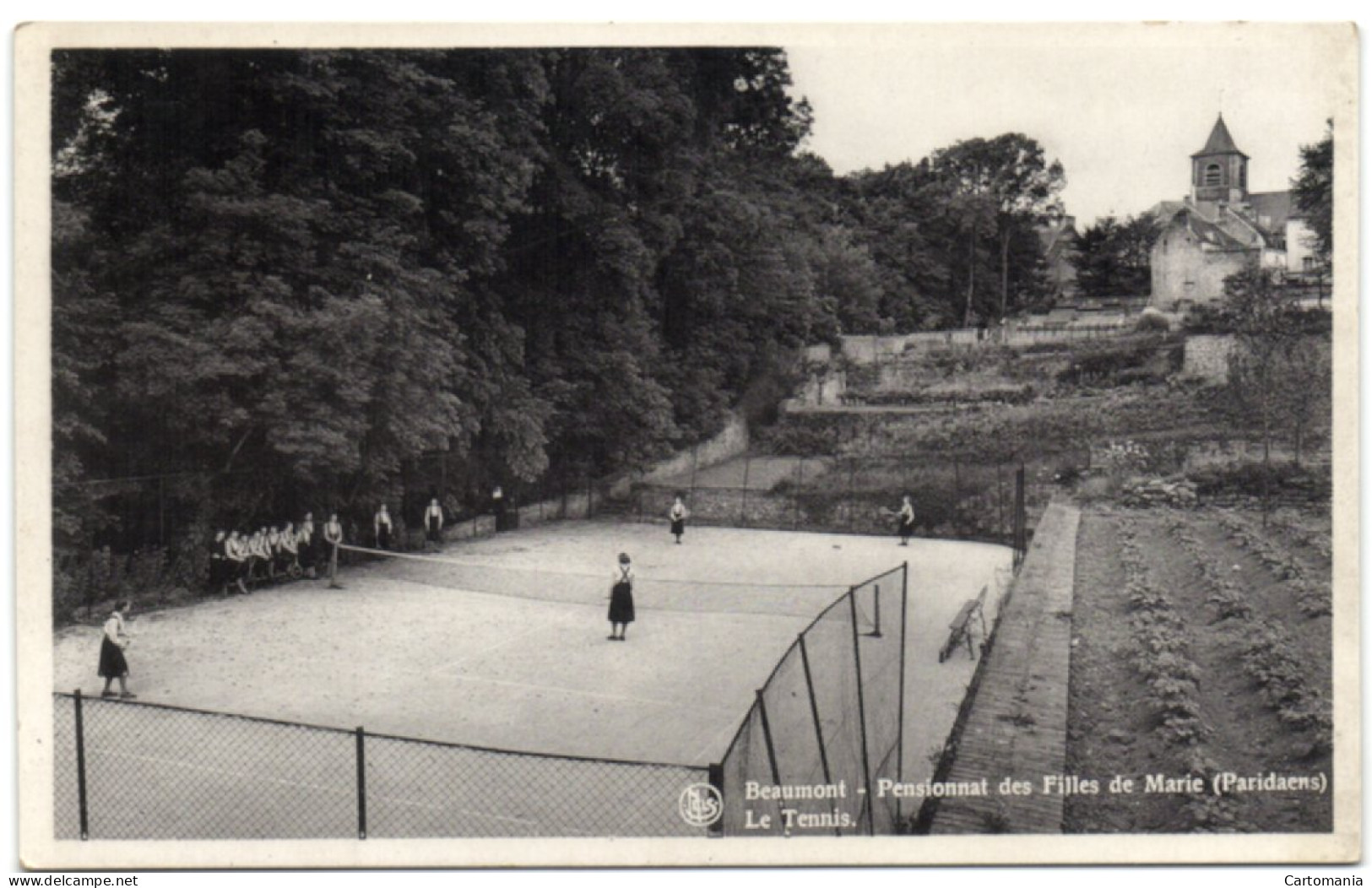 Beaumont - Pensionnat Des Filles De Marie (Paridaens) - Le Tennis - Beaumont