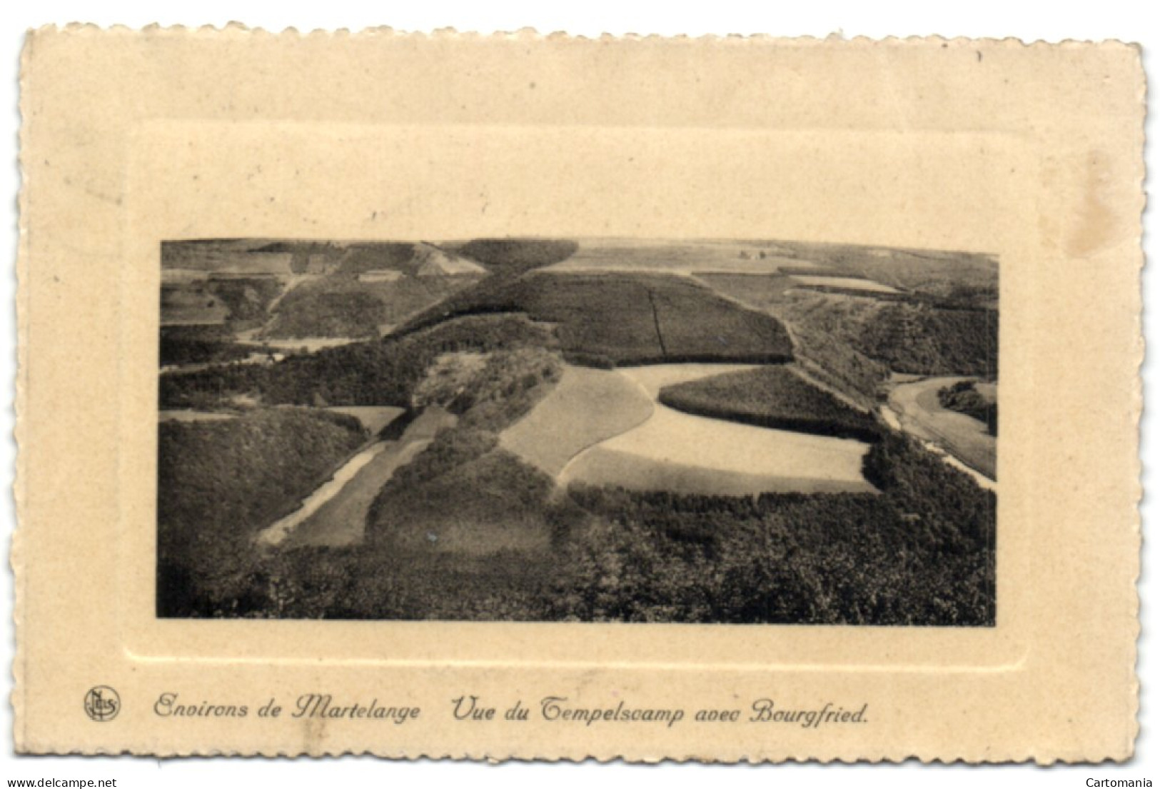 Environs De Martelange - Vue Du Tempelscamp Avec Bourgfried - Martelange