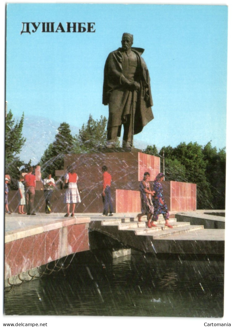 Dushanbe - Monument To S. Aini - Tagikistan