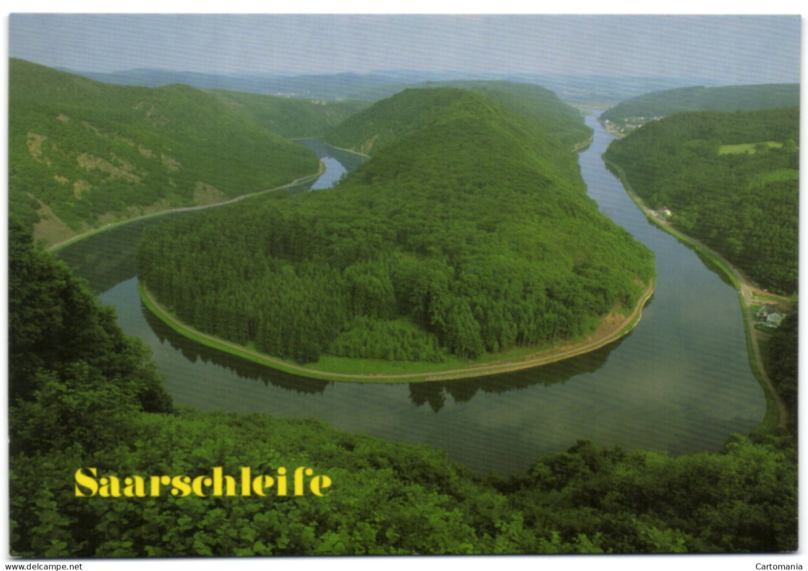 Blick Zur Saarschleife Vom Aussichtpunkt CLOEF Bei Orscholz/Saar - Kreis Merzig-Wadern