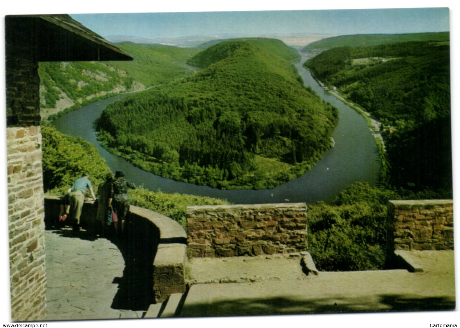 Blick Zur Saarschleife Vom Aussichtpunkt CLOEF Bei Orscholz/Saar - Kreis Merzig-Wadern