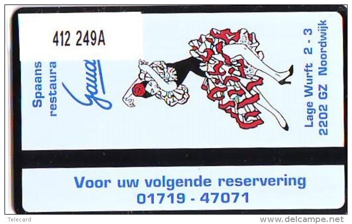 Telefoonkaart  LANDIS&amp;GYR NEDERLAND * RCZ.412  249a * Spaans Restaurant  Gaudi *  TK * ONGEBRUIKT * MINT - Privat