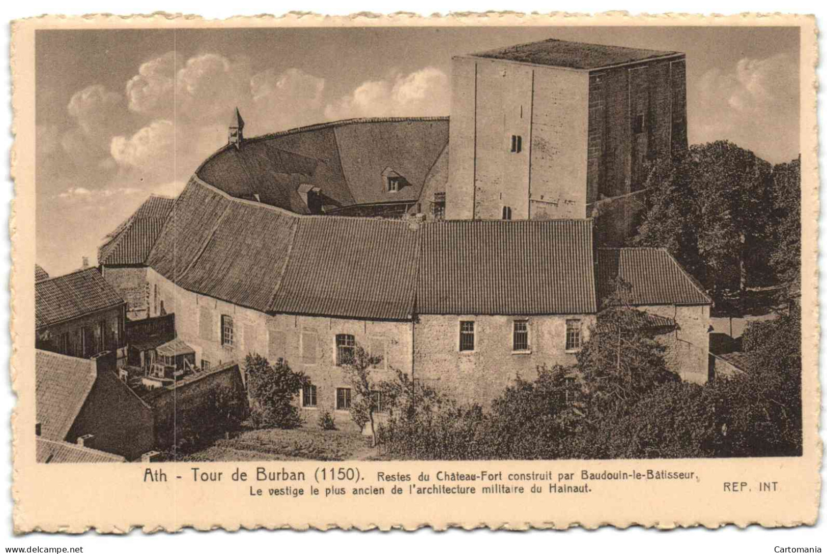 Ath - Tour De Burban - Restes Du Château-Fort Construit Par Baudouin-le-Bâtisseur - Ath