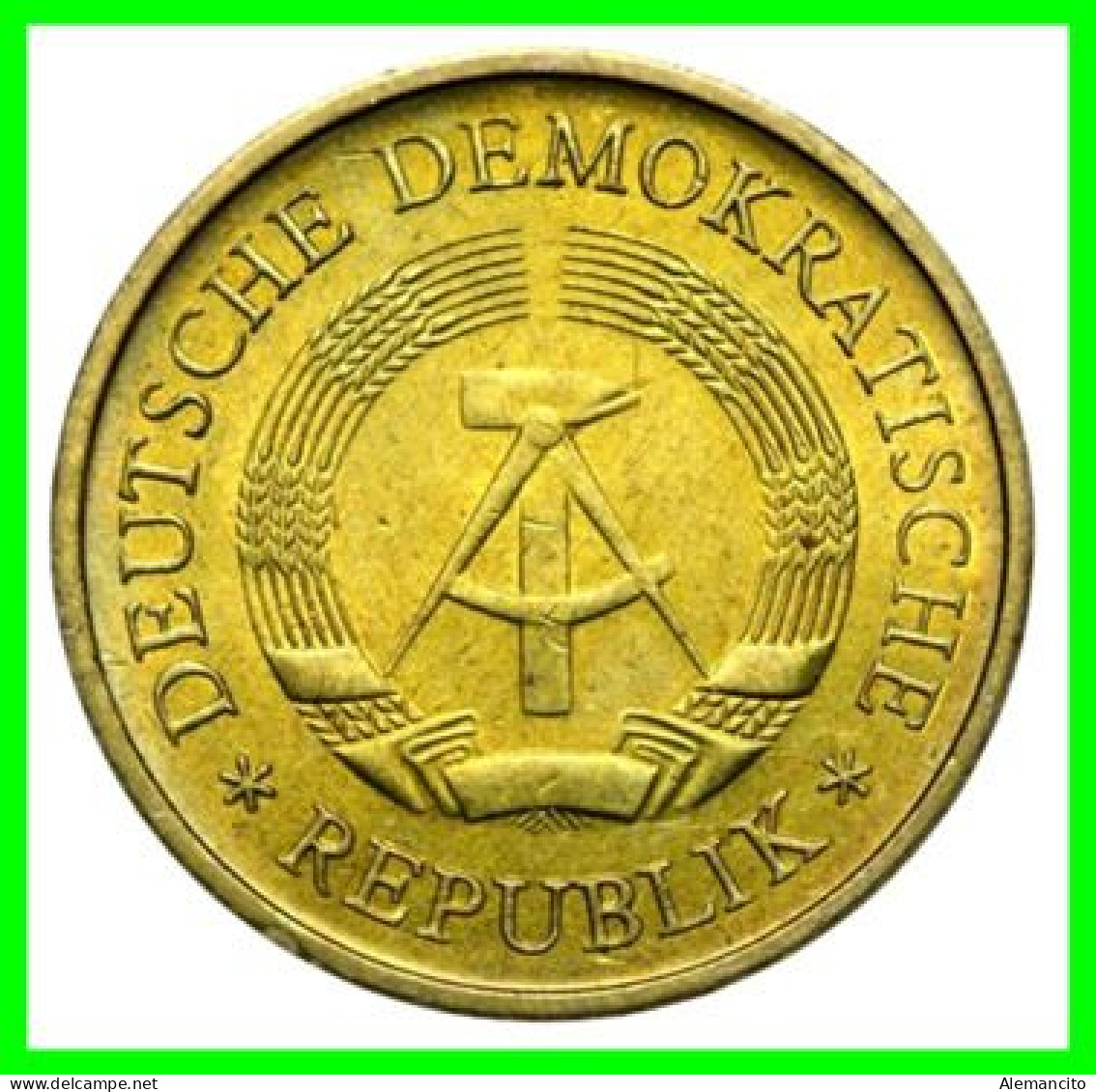 ( GERMANY DDR ) REPUBLICA DEMOCRATICA DE ALEMANIA ( DDR ) MONEDAS DE 20 PFENNING AÑO 1983  MONEDA EMBLEMA CECA- A - 20 Pfennig