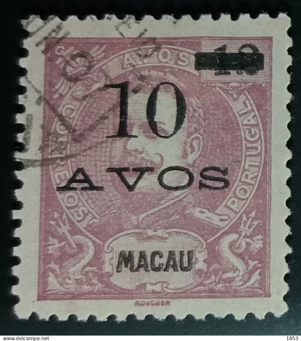 MACAU - D.CARLOS I, COM SOBRETAXA CE140 - Used Stamps