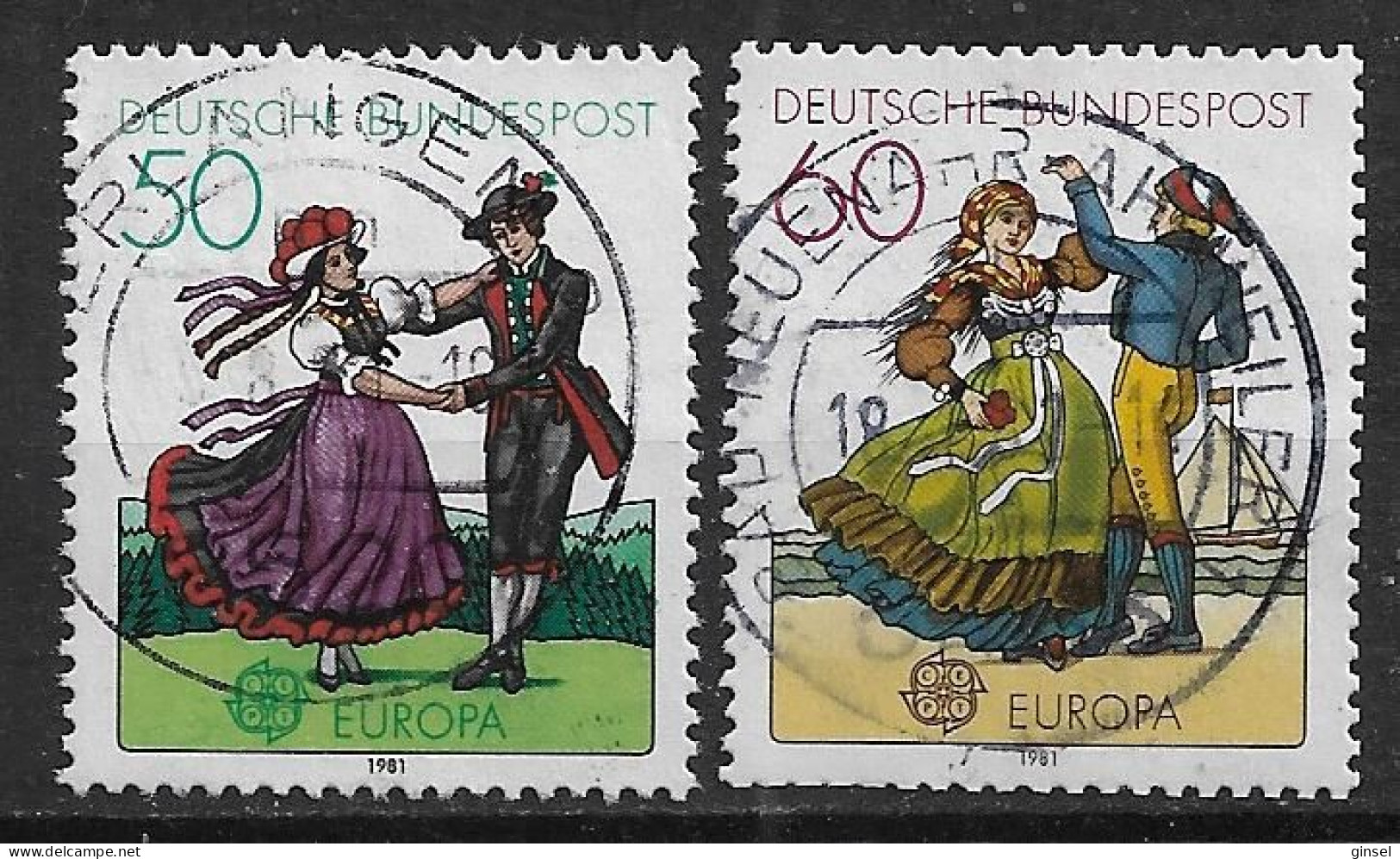 BRD  1096-1097 O - Gebraucht