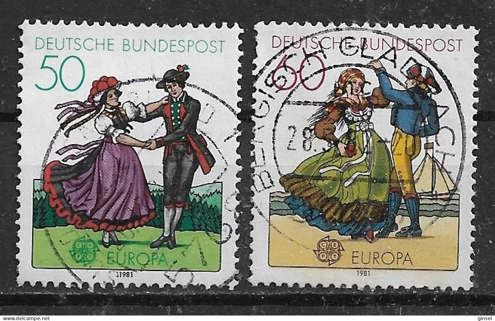 BRD  1096-1097 O - Gebraucht