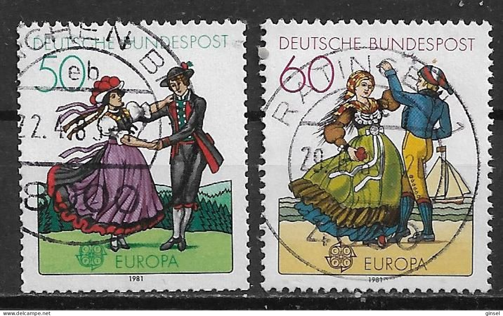 BRD  1096-1097 O - Gebraucht