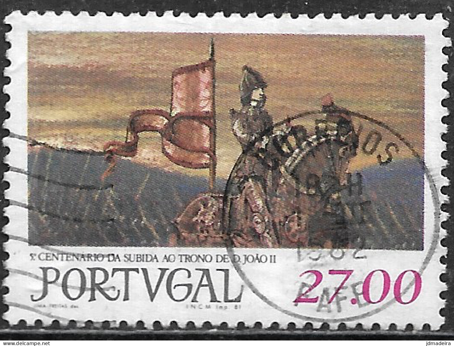 Portugal – 1981 King Dom João II 27.00 Used Stamp - Used Stamps