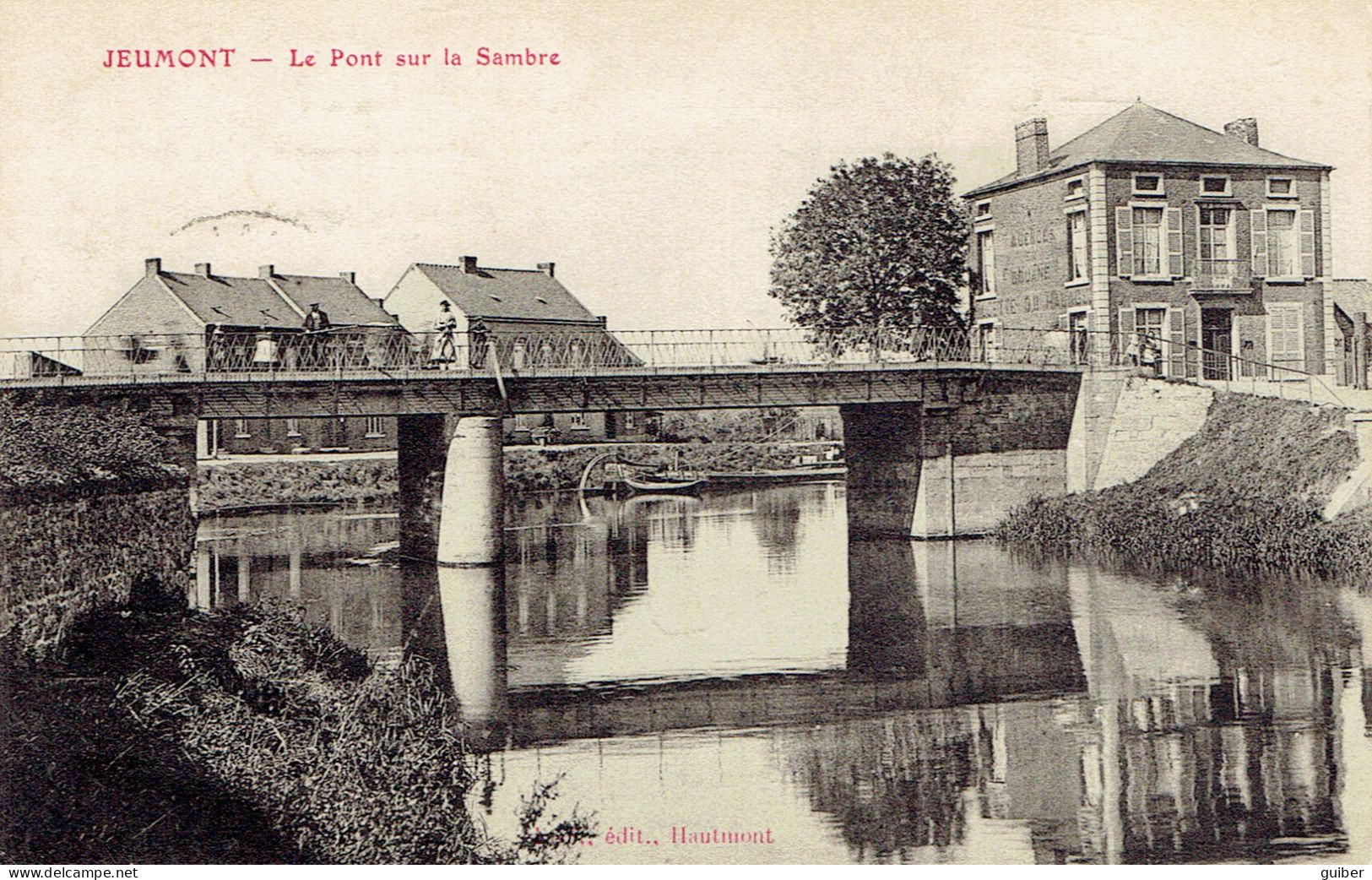 59 Jeumont Le Pont Sur La Sambre 1910 - Jeumont