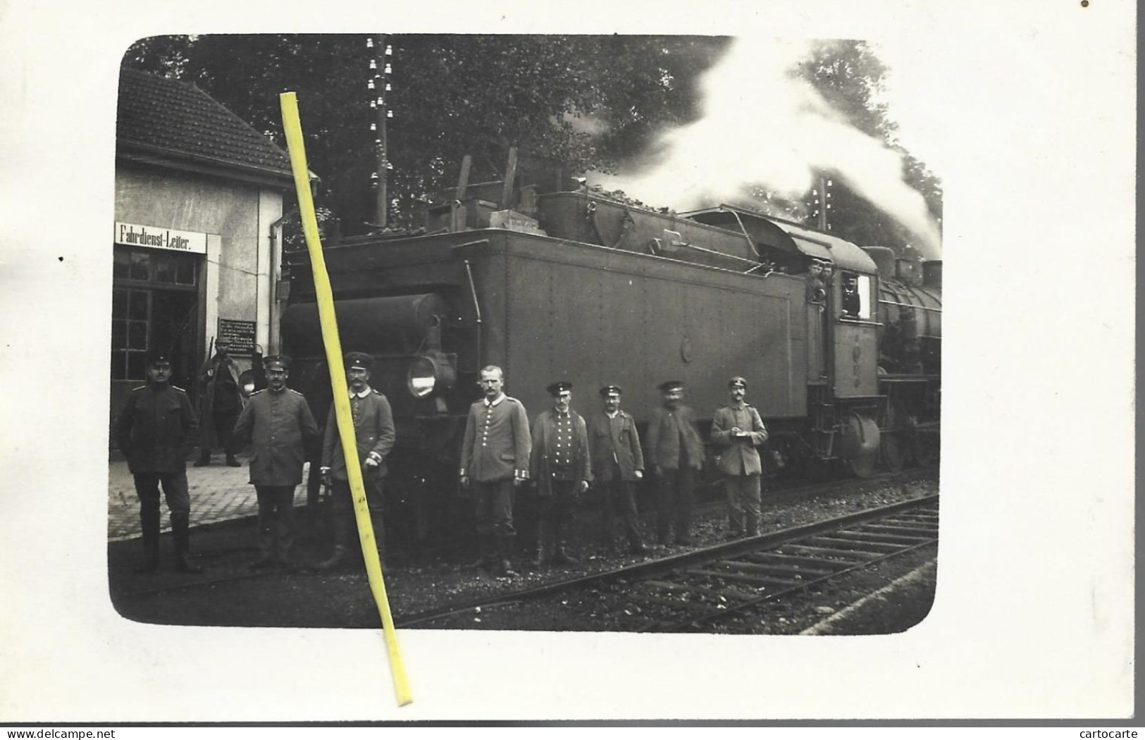 55 SPINCOURT GARE TRAIN LOCOMOTIVE SOLDATS ALLEMANDS 1914 / 1918 - Spincourt