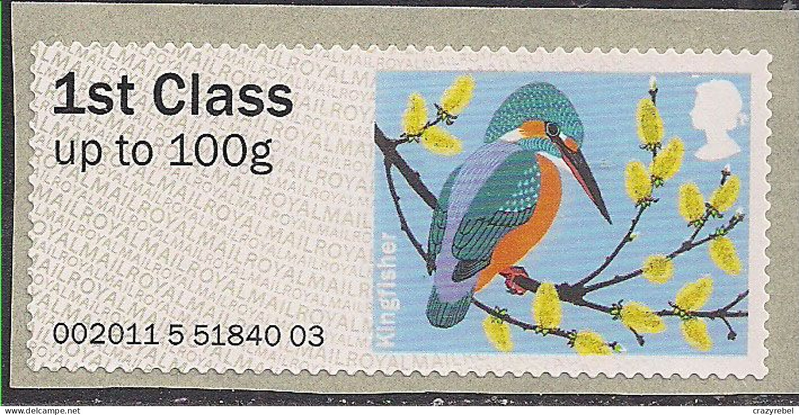 GB 2011 - 14 QE2 1st KingFisher Bird Post & Go Umm SG FS 16 ( J1284 ) - Post & Go (distribuidores)