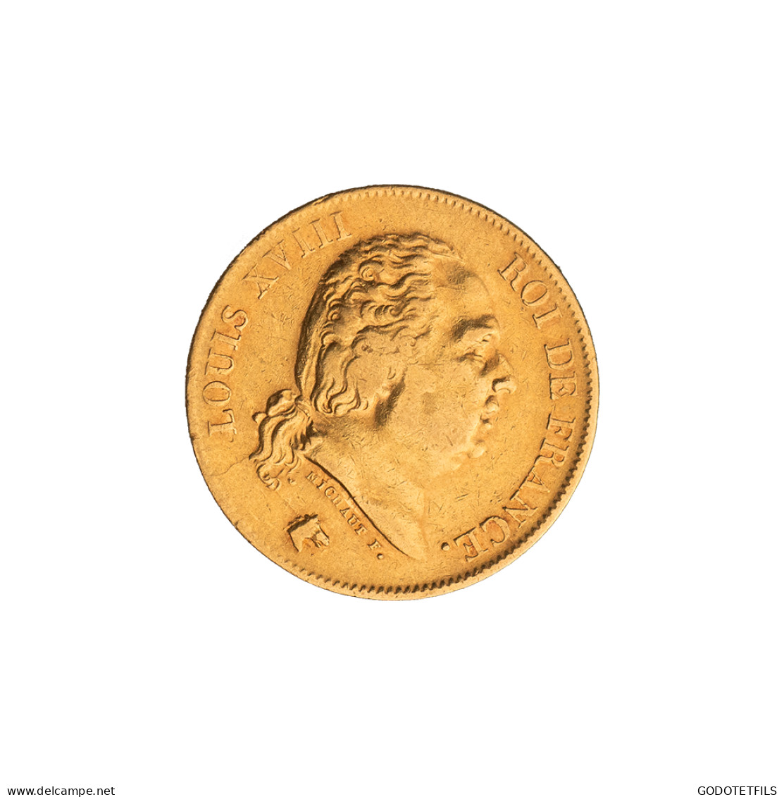 Louis XVIII-40 Francs 1818 Lille - 40 Francs (oro)