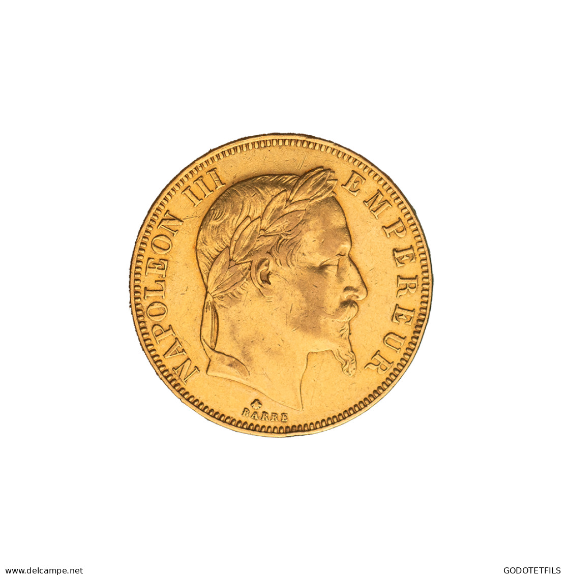 Second-Empire- 50 Francs Napoléon III Tête Laurée 1862 Paris - 50 Francs (goud)