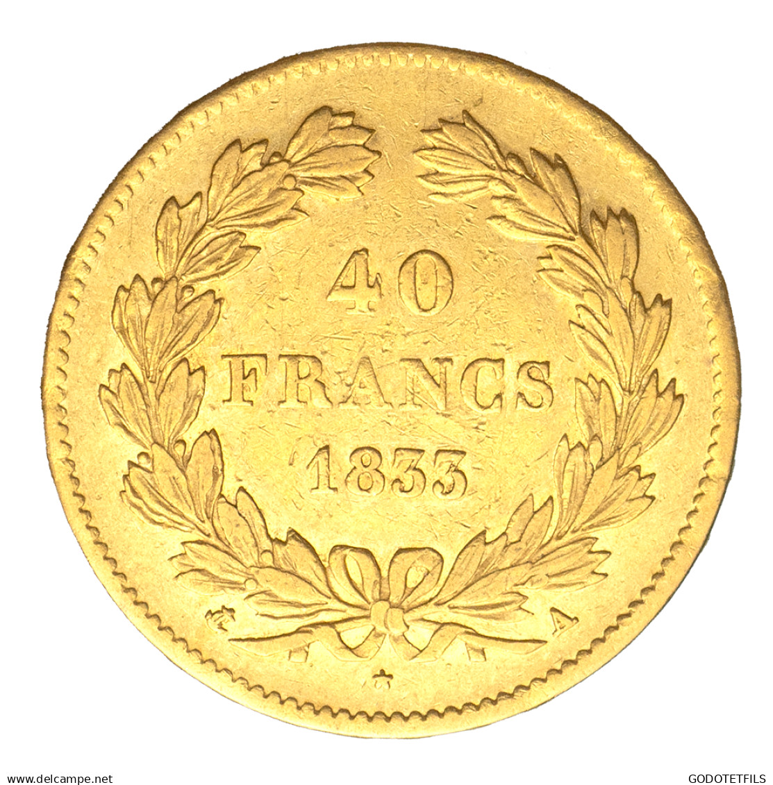 Louis-Philippe-40 Francs 1833 Paris - 40 Francs (gold)